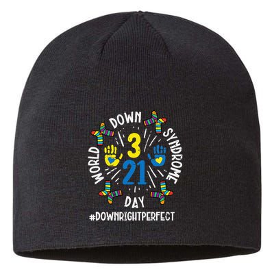 World Down Syndrome Day 321 Awareness Support Sustainable Beanie