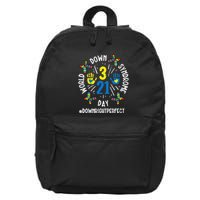 World Down Syndrome Day 321 Awareness Support 16 in Basic Backpack