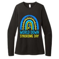 World Down Syndrome Day Awareness National T21 Month Rainbow Womens CVC Long Sleeve Shirt