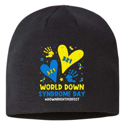 World Down Syndrome Day 321 Awareness Support Sustainable Beanie