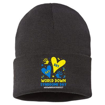 World Down Syndrome Day 321 Awareness Support Sustainable Knit Beanie