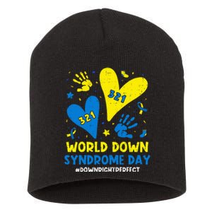 World Down Syndrome Day 321 Awareness Support Short Acrylic Beanie