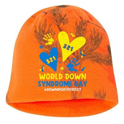 World Down Syndrome Day 321 Awareness Support Kati - Camo Knit Beanie