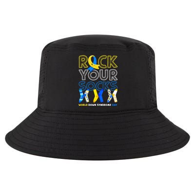 World Down Syndrome Day Rock Your Socks Awareness Copy Cool Comfort Performance Bucket Hat