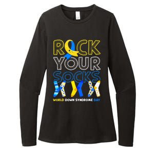 World Down Syndrome Day Rock Your Socks Awareness Copy Womens CVC Long Sleeve Shirt