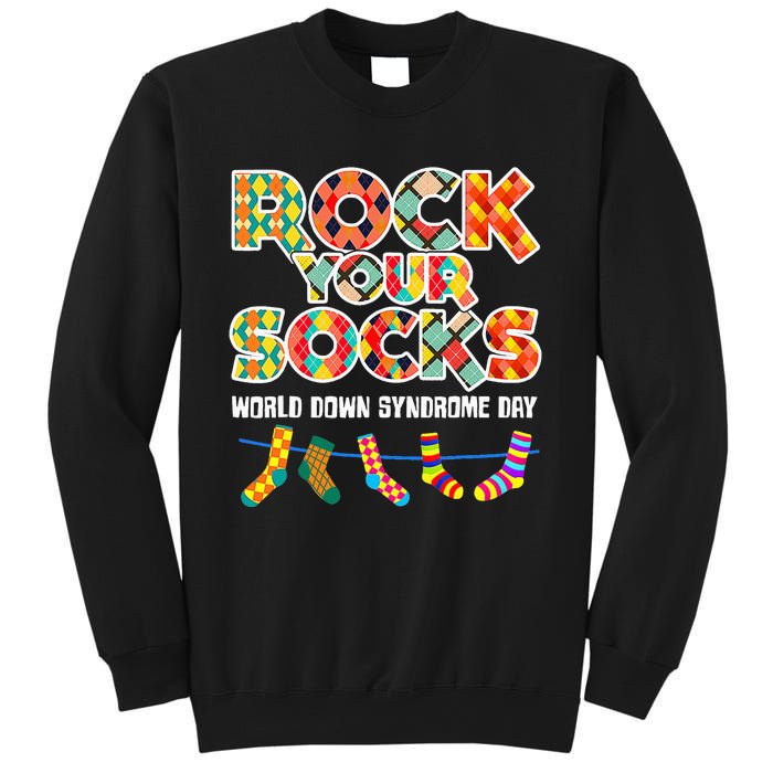 World Down Syndrome Day Rock Your Socks Awareness Sweatshirt