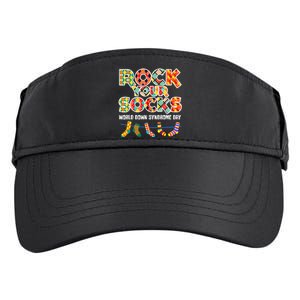 World Down Syndrome Day Rock Your Socks Awareness Adult Drive Performance Visor