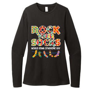 World Down Syndrome Day Rock Your Socks Awareness Womens CVC Long Sleeve Shirt