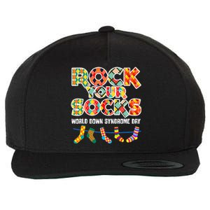 World Down Syndrome Day Rock Your Socks Awareness Wool Snapback Cap