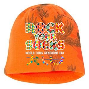 World Down Syndrome Day Rock Your Socks Awareness Kati - Camo Knit Beanie