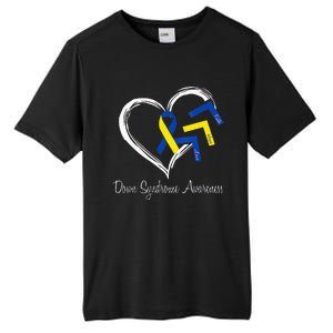 World Down Syndrome Day 321 Awareness Support Tall Fusion ChromaSoft Performance T-Shirt