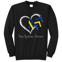 World Down Syndrome Day 321 Awareness Support Tall Sweatshirt