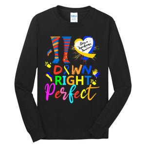 World Down Syndrome Day Rock Your Socks T21 Awareness Tall Long Sleeve T-Shirt