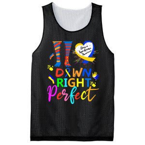 World Down Syndrome Day Rock Your Socks T21 Awareness Mesh Reversible Basketball Jersey Tank