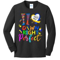 World Down Syndrome Day Rock Your Socks T21 Awareness Kids Long Sleeve Shirt