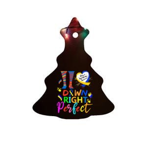 World Down Syndrome Day Rock Your Socks T21 Awareness Ceramic Tree Ornament