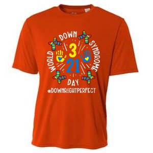 World Down Syndrome Day 321 Awareness Support Cooling Performance Crew T-Shirt