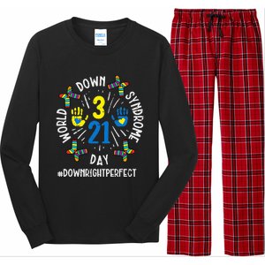 World Down Syndrome Day 321 Awareness Support Long Sleeve Pajama Set