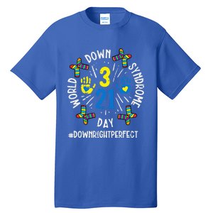 World Down Syndrome Day 321 Awareness Support Tall T-Shirt