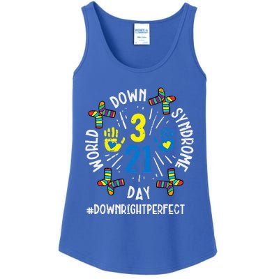 World Down Syndrome Day 321 Awareness Support Ladies Essential Tank