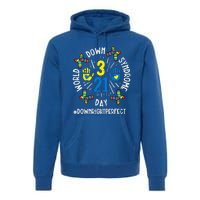 World Down Syndrome Day 321 Awareness Support Premium Hoodie