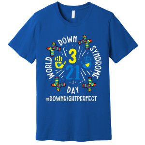 World Down Syndrome Day 321 Awareness Support Premium T-Shirt