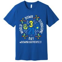 World Down Syndrome Day 321 Awareness Support Premium T-Shirt