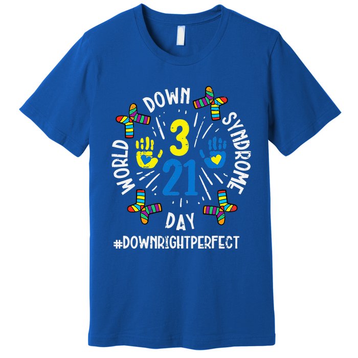 World Down Syndrome Day 321 Awareness Support Premium T-Shirt