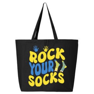 World Down Syndrome Day Rock Your Socks 25L Jumbo Tote