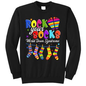 World Down Syndrome Day Rock Your Socks Awareness Sweatshirt