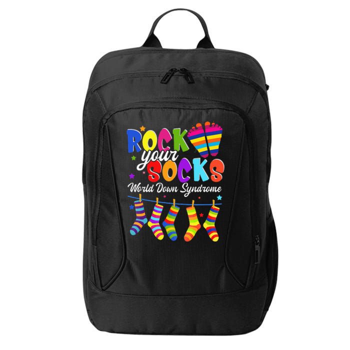 World Down Syndrome Day Rock Your Socks Awareness City Backpack