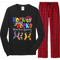 World Down Syndrome Day Rock Your Socks Awareness Long Sleeve Pajama Set