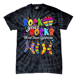 World Down Syndrome Day Rock Your Socks Awareness Tie-Dye T-Shirt