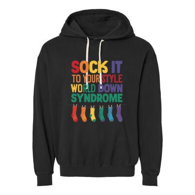 World Down Syndrome Day T21 March 2024 Garment-Dyed Fleece Hoodie