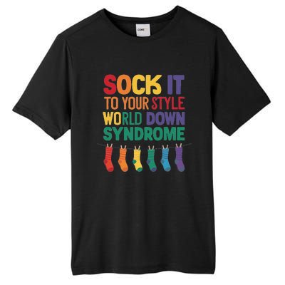 World Down Syndrome Day T21 March 2024 Tall Fusion ChromaSoft Performance T-Shirt