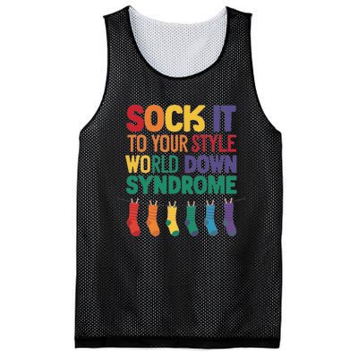 World Down Syndrome Day T21 March 2024 Mesh Reversible Basketball Jersey Tank