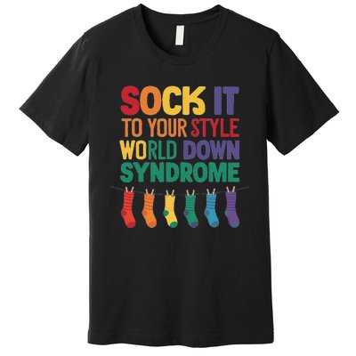 World Down Syndrome Day T21 March 2024 Premium T-Shirt