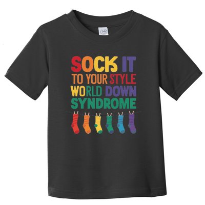 World Down Syndrome Day T21 March 2024 Toddler T-Shirt