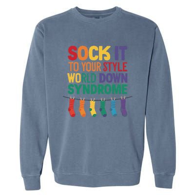 World Down Syndrome Day T21 March 2024 Garment-Dyed Sweatshirt