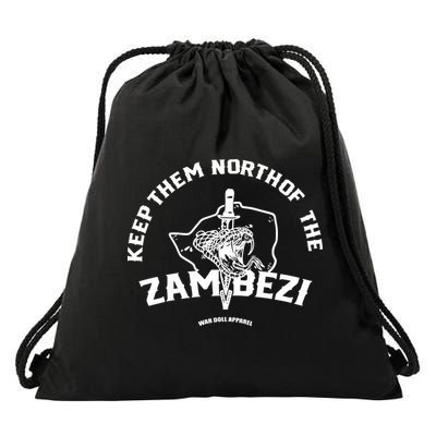War Doll Store North Of The Zambezi Drawstring Bag