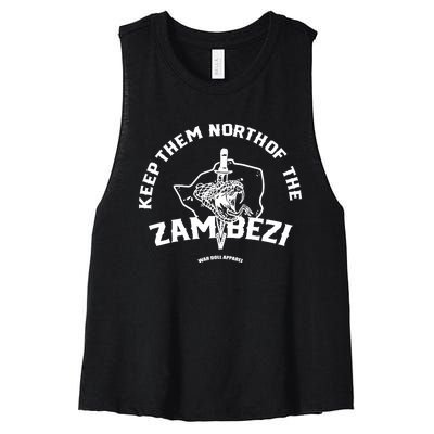 War Doll Store North Of The Zambezi Women's Racerback Cropped Tank