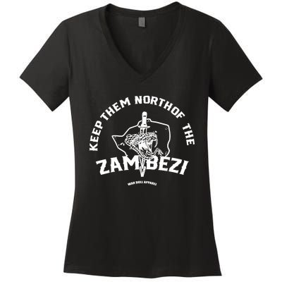 War Doll Store North Of The Zambezi Women's V-Neck T-Shirt