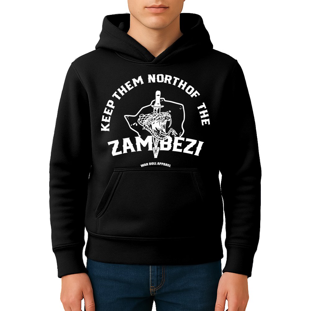 War Doll Store North Of The Zambezi Kids Hoodie