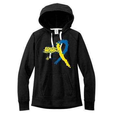 World Down Syndrome Day March 21st Women's Fleece Hoodie