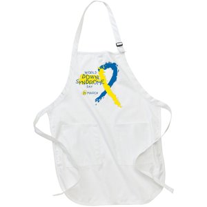 World Down Syndrome Day March 21st Full-Length Apron With Pockets