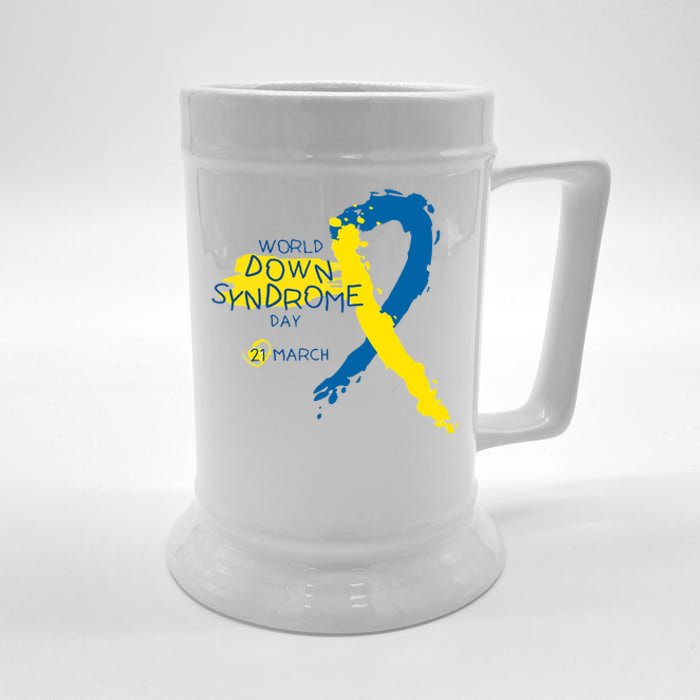 World Down Syndrome Day March 21st Beer Stein