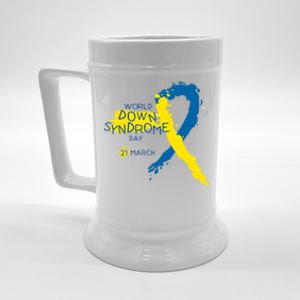 World Down Syndrome Day March 21st Beer Stein