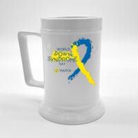 World Down Syndrome Day March 21st Beer Stein