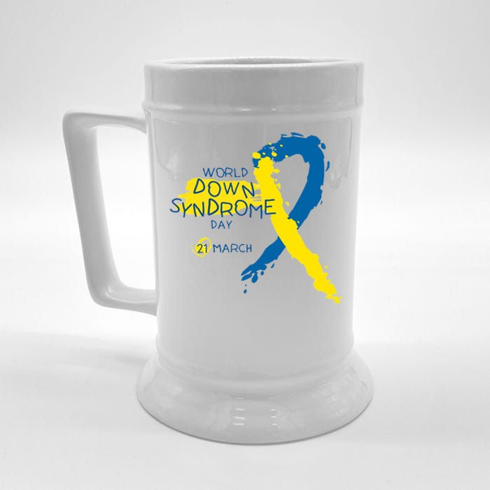 World Down Syndrome Day March 21st Beer Stein