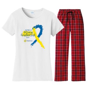 World Down Syndrome Day March 21st Women's Flannel Pajama Set